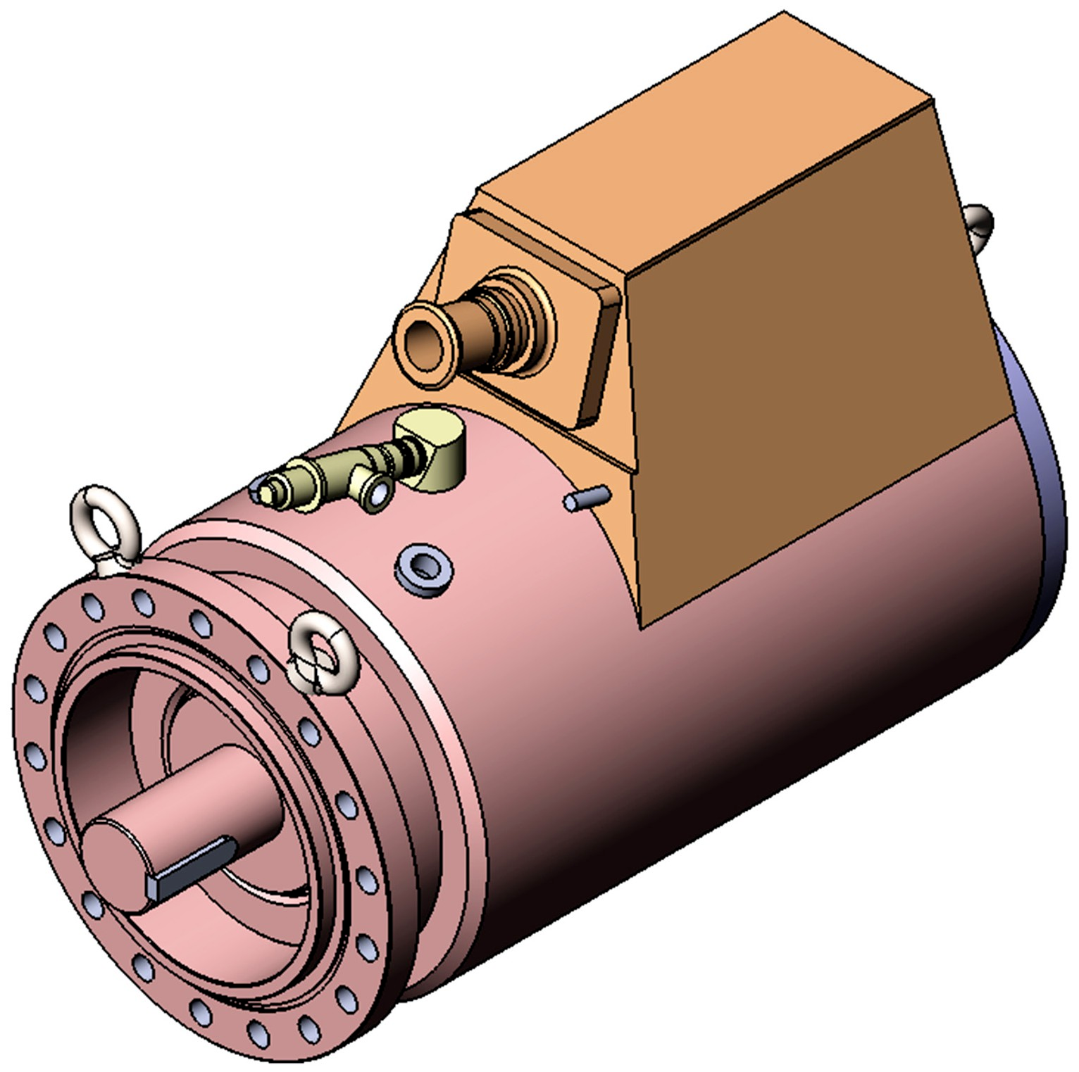 专利欣赏：水套冷却隔爆型电机外观专利